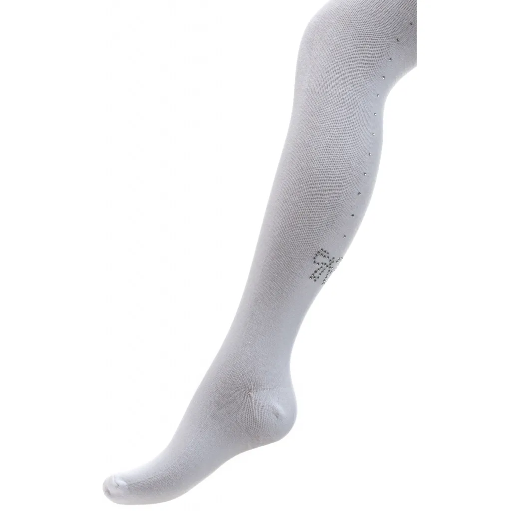  UCS Socks с бантом из страз (M0C0302-2036-13G-white)