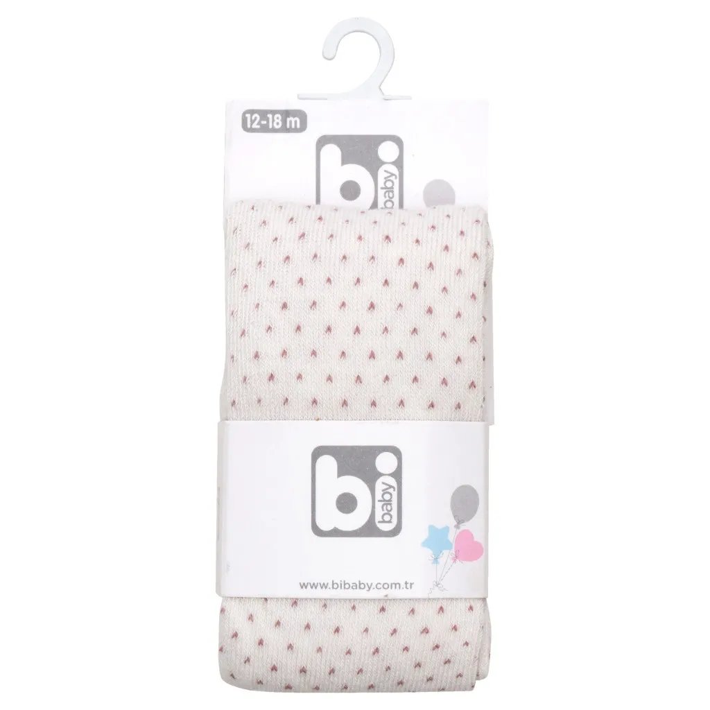 Колготки Bibaby у крапку (68122-80-beige)