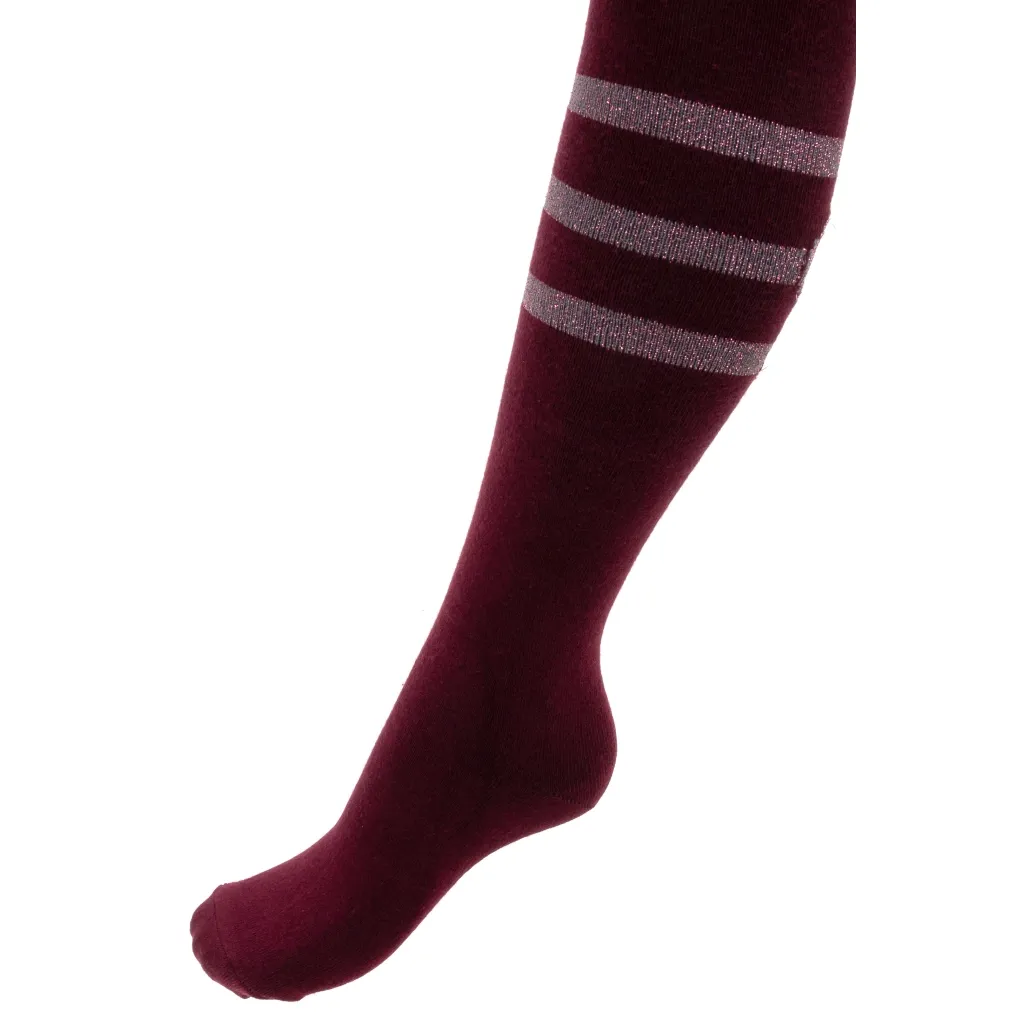  UCS Socks с бантом (M0C0301-1410-5G-burgundy)