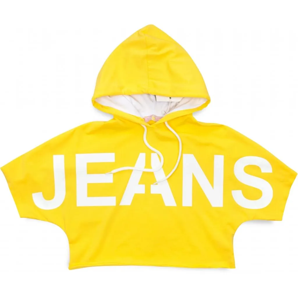 Футболка детская A-Yugi "JEANS" (7008-164G-yellow)