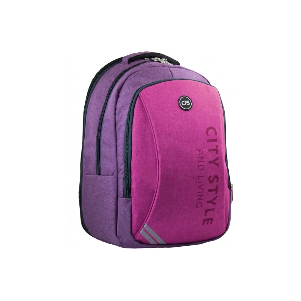 Рюкзак школьный Cool For School 44x32x20 см 28 л Фиолетово-малиновый (CF86588-05)