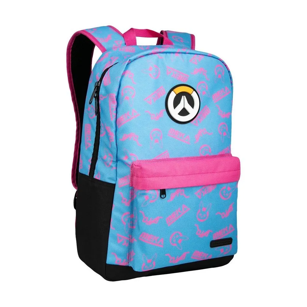 Рюкзак школьный Jinx Overwatch D.Va Splash Backpack Blue/Pink (JINX-9490 PK)