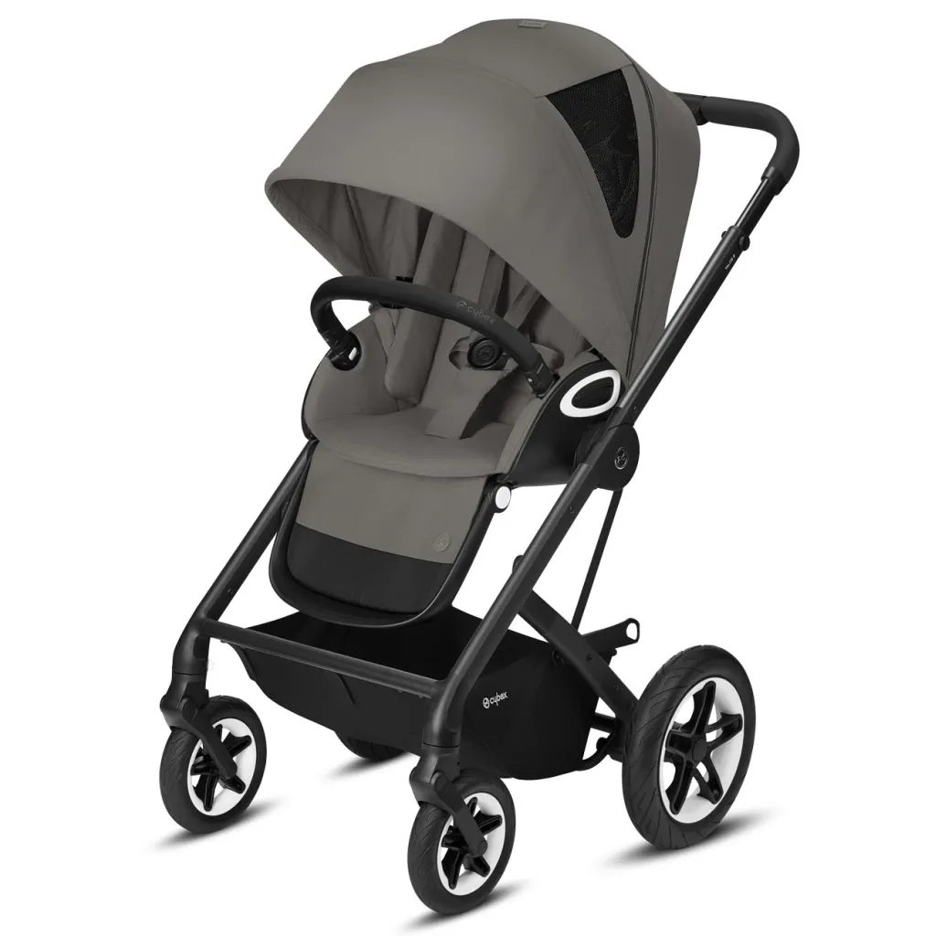 Коляска Cybex Talos S Soho Grey mid grey (з бампером) (520001427)