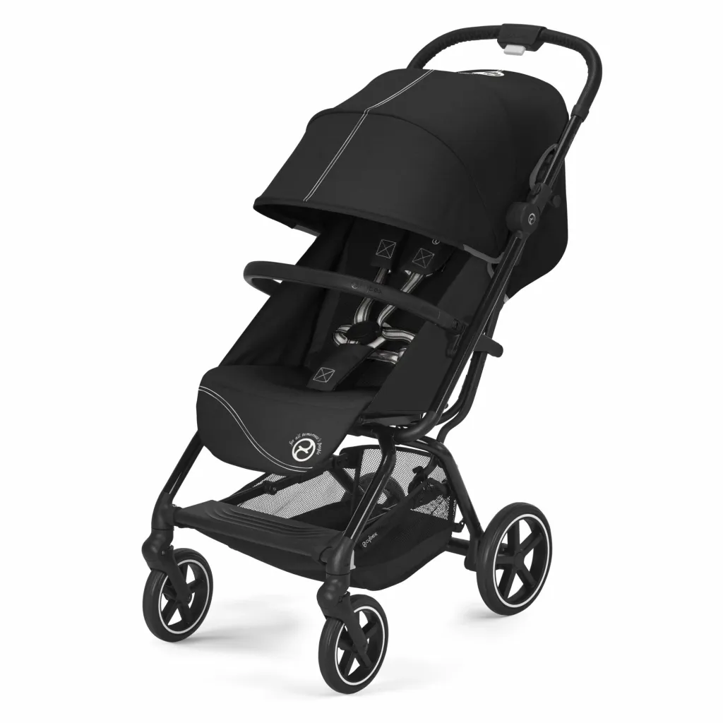 Коляска Cybex Eezy S+2 Moon Black (з бампером) (522001171)