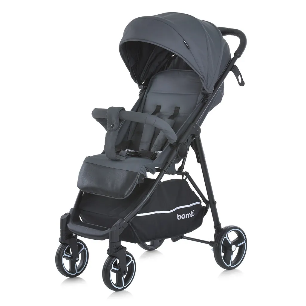 Коляска Bambi M 4249-2 gray matt