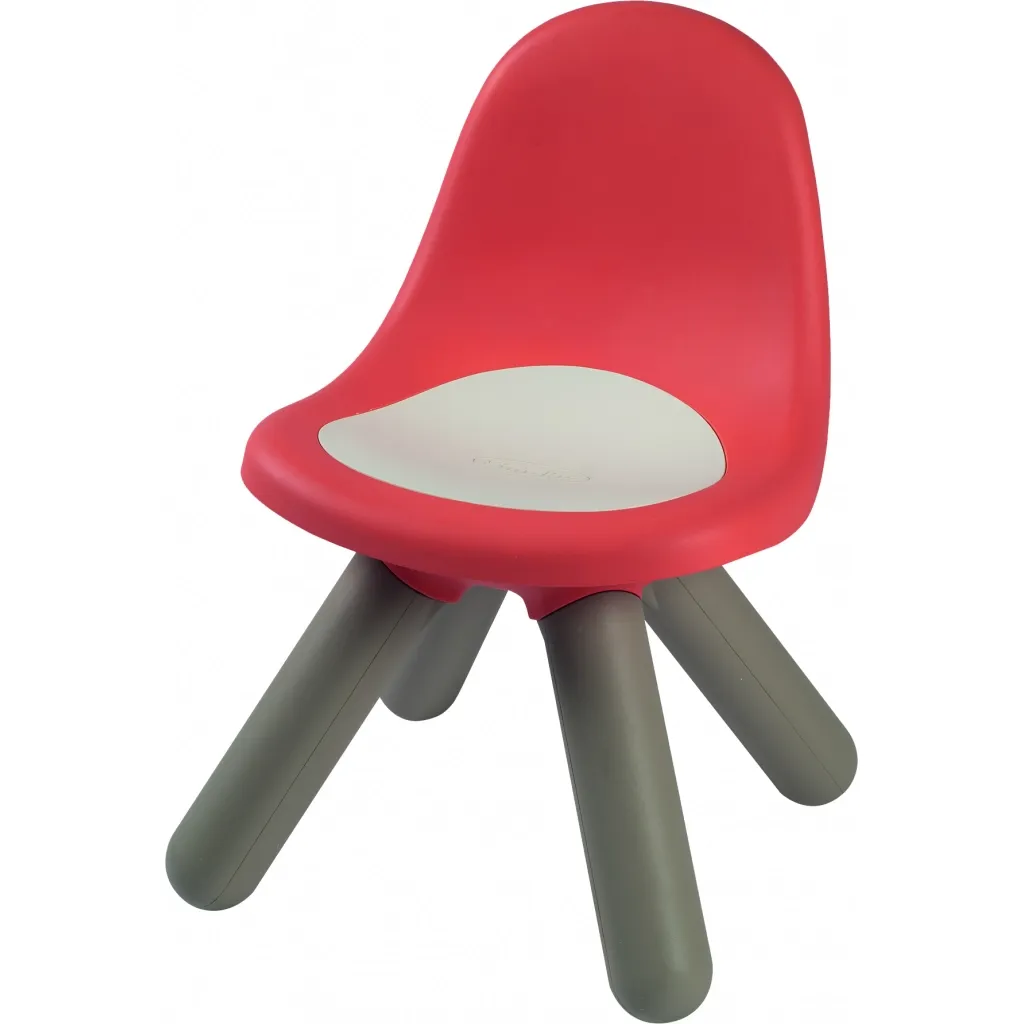 Детский стул Smoby со спинкой Красно-белый (880107)