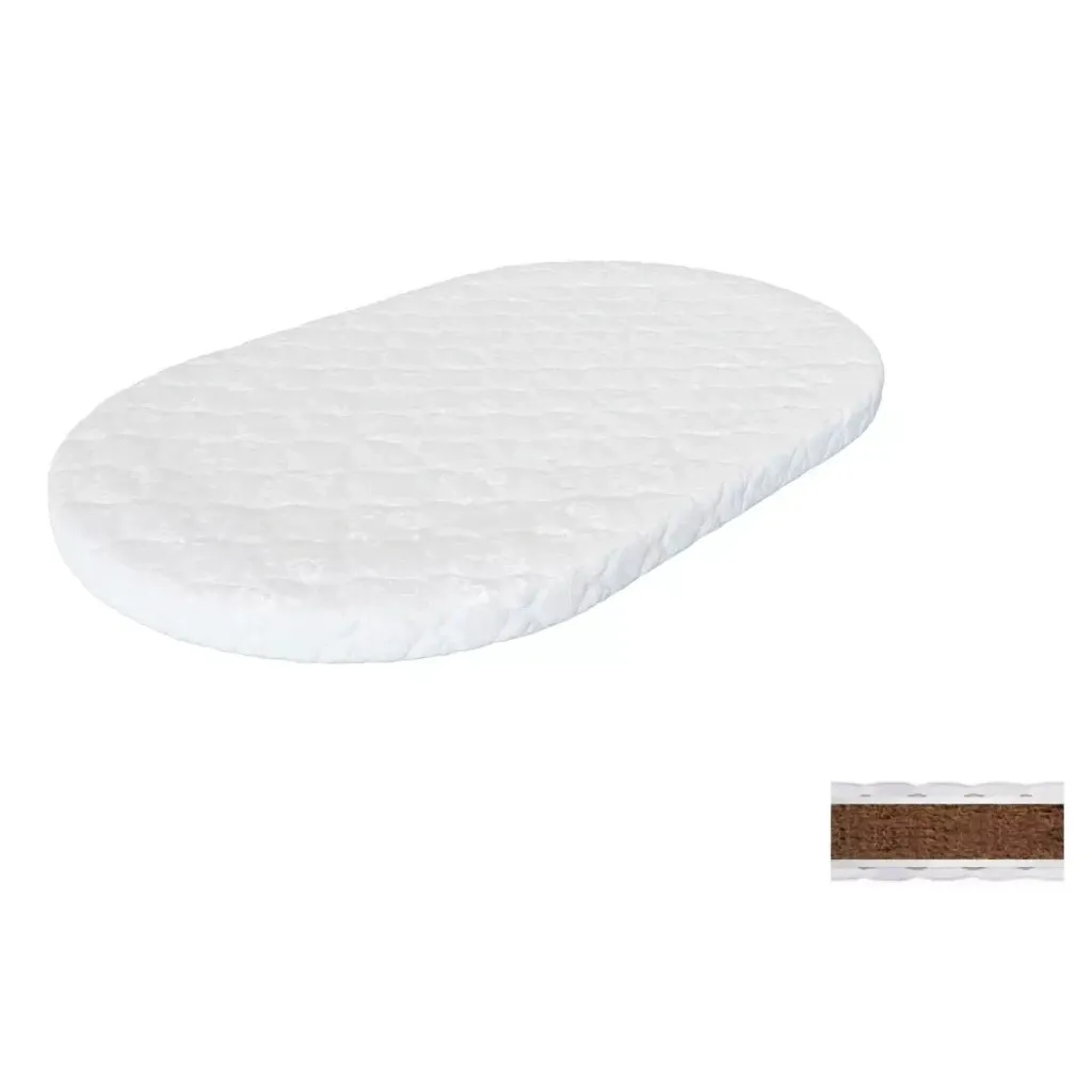 Матрас для детской кроватки Ingvart Smart Bed Round кокос, 72х120 см (2100023000006)