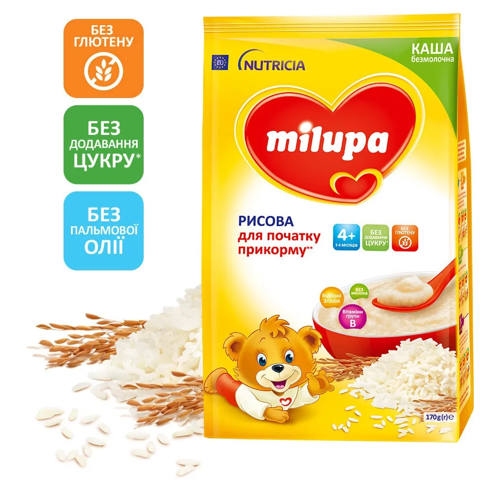  Milupa Рисовая 170 г (5900852930058)