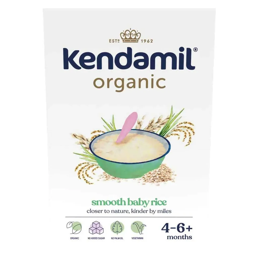  Kendamil Organic Безмолочна рисова з 4-6 місяців 120 г (92000010)