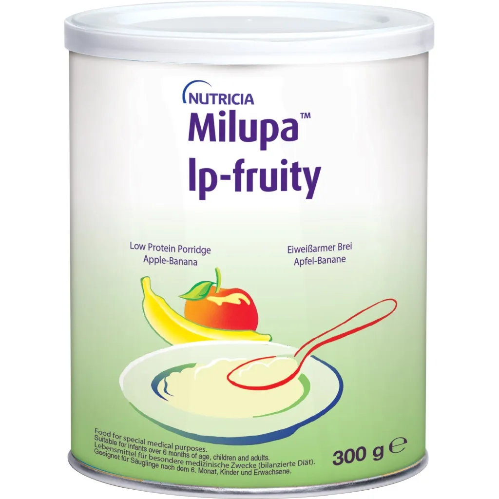  Milupa Low Protein Porridge яблочно-банановая с низким содержанием белка 300 г (4003053090819)