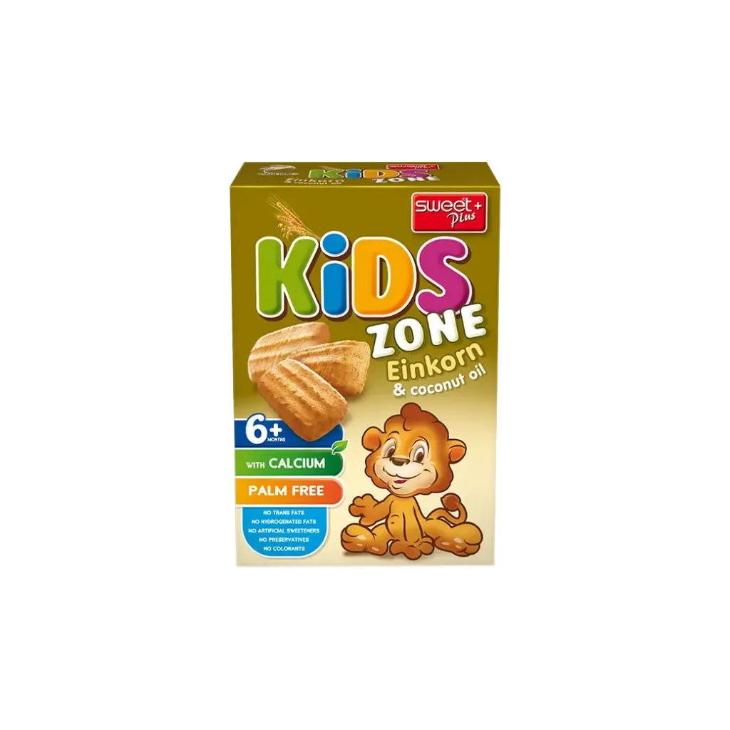 Детское печенье Sweet Plus Kids Zone со спельтой и кокосовым маслом 220 г (1110302)