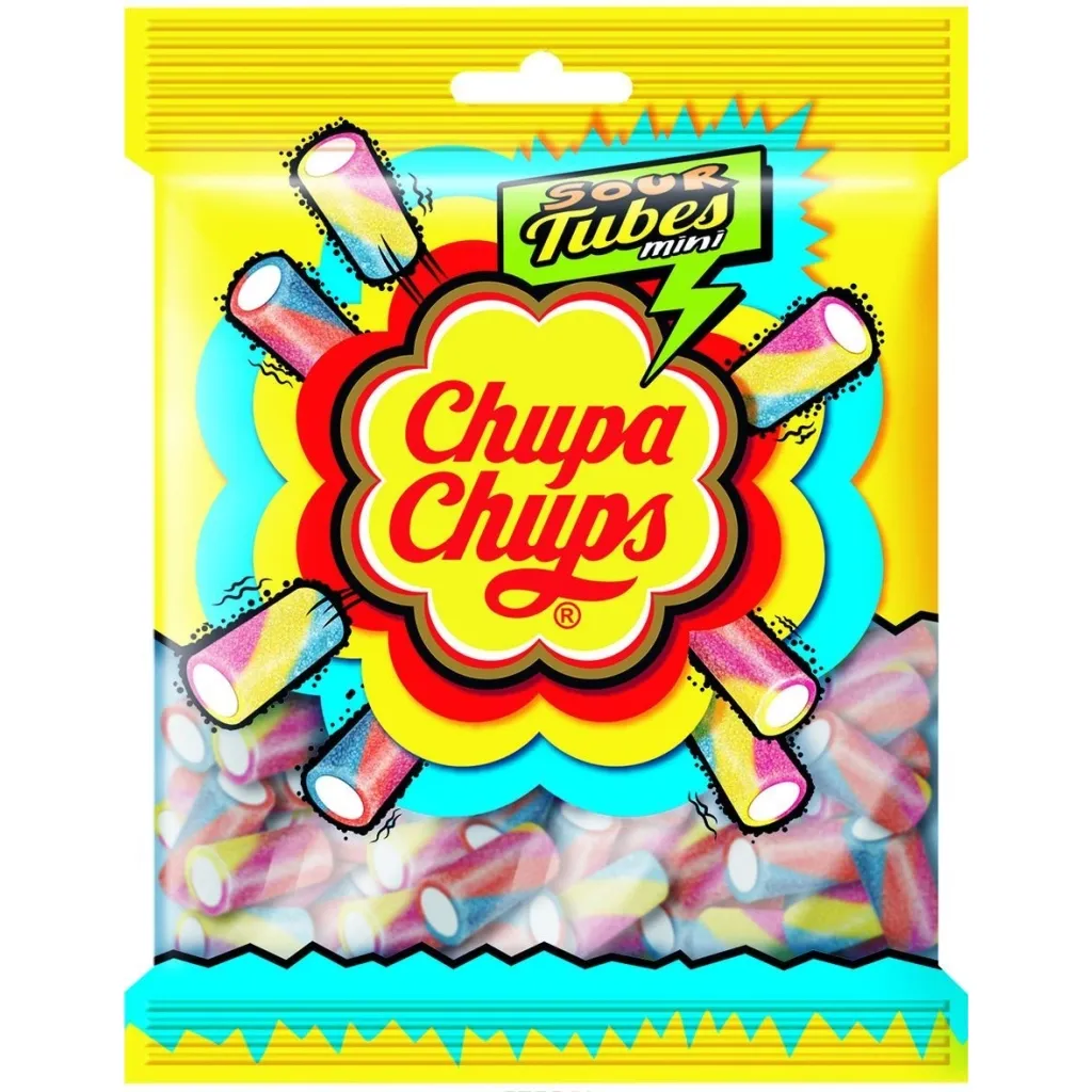 Мармелад Chupa Chups Sour Tubes Mini 150 г (8003440986387)