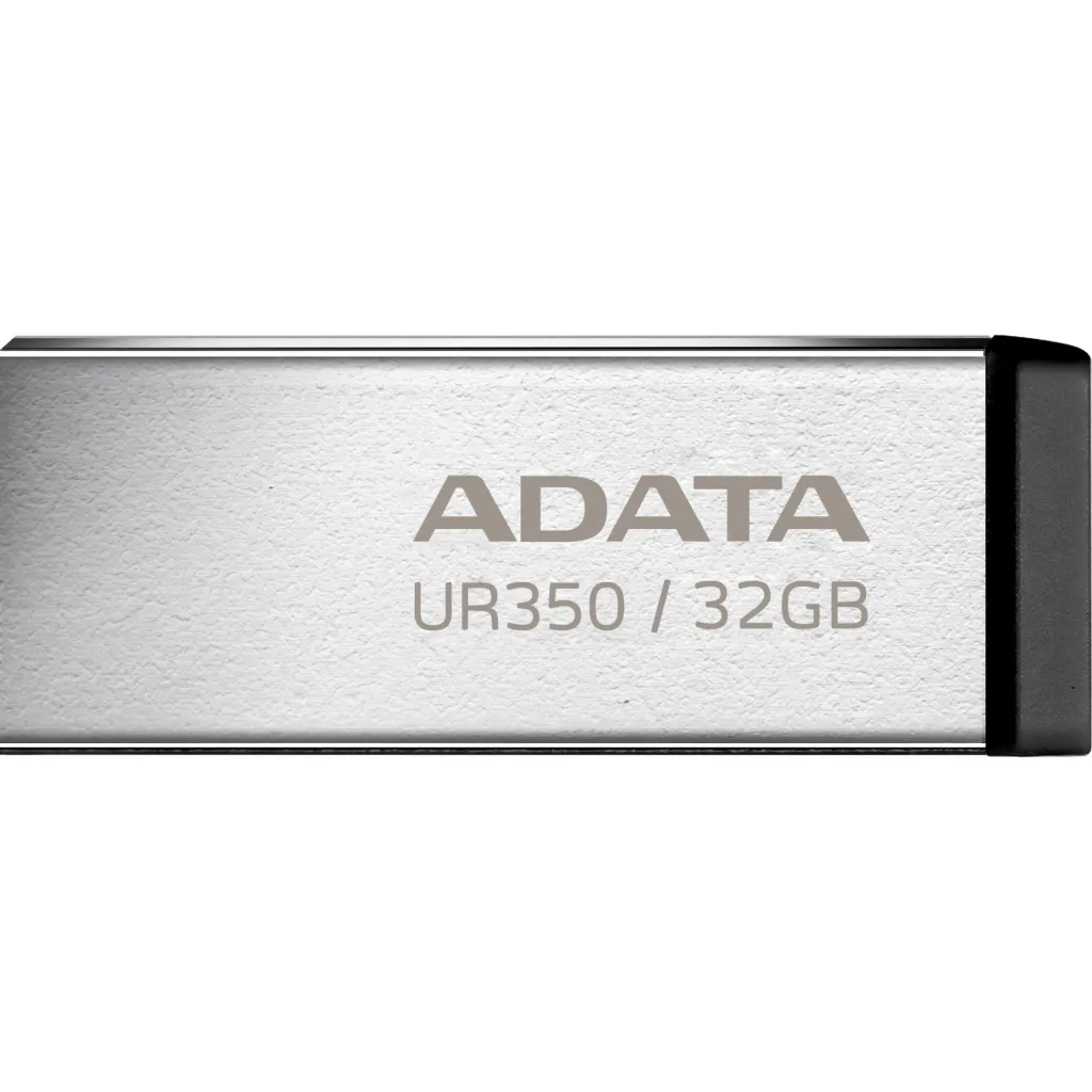 Флеш пам'ять USB ADATA USB 3.2 UR 350 32Gb Silver/Black (UR350-32G-RSR/BK)