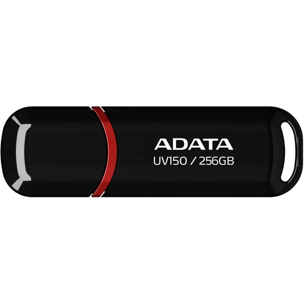 Флеш пам'ять USB ADATA USB 3.2 UV150 256Gb Black (AUV150-256G-RBK)