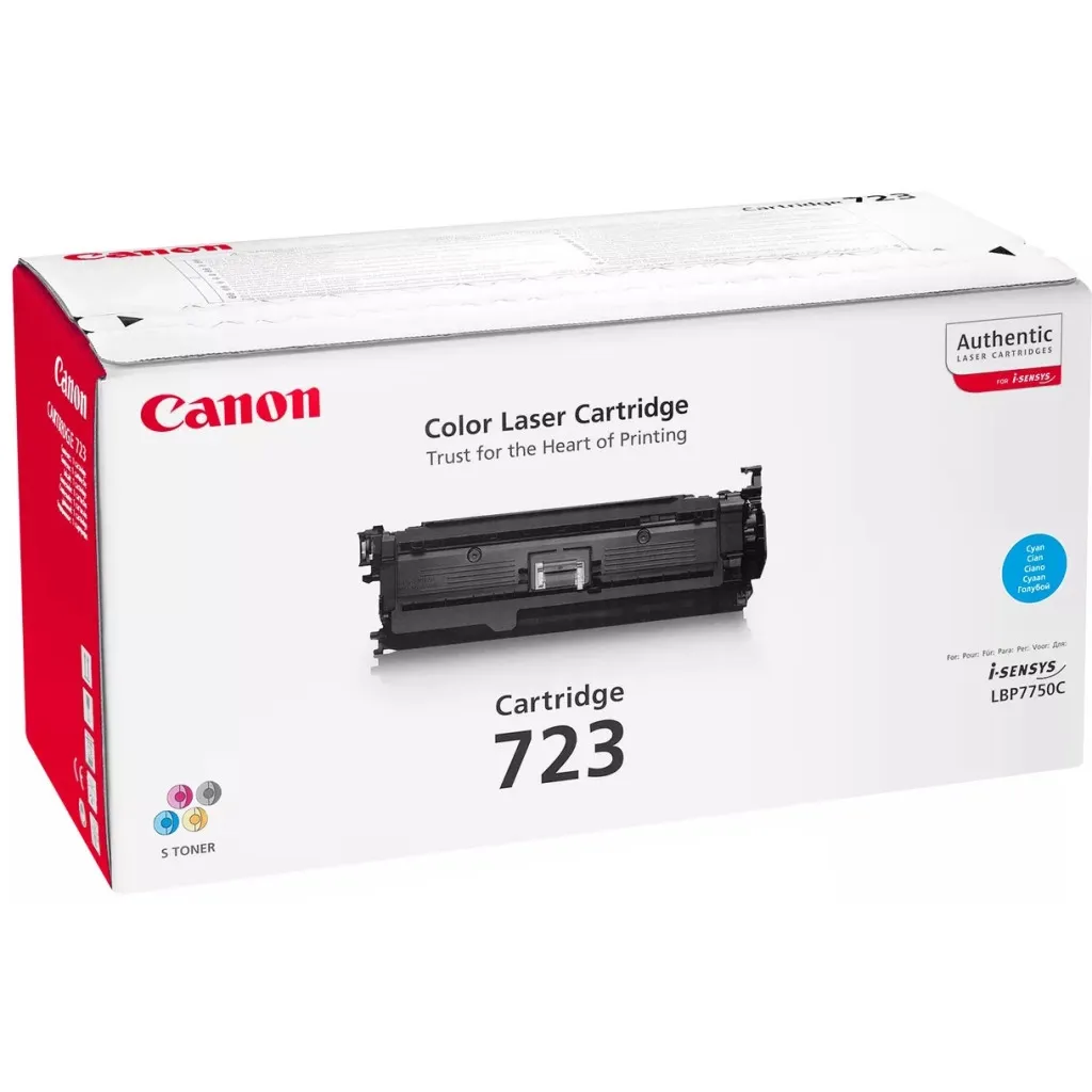 Картридж Canon 723 for LBP7750/LBP7750Cdn Cyan (2643B002)