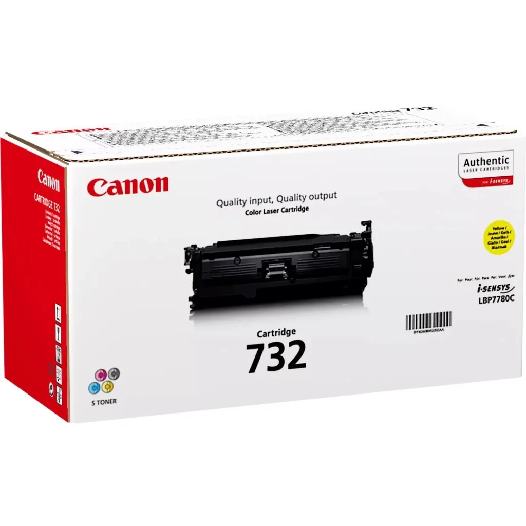 Картридж Canon 732 Y for LBP7780 Yellow (6260B002)