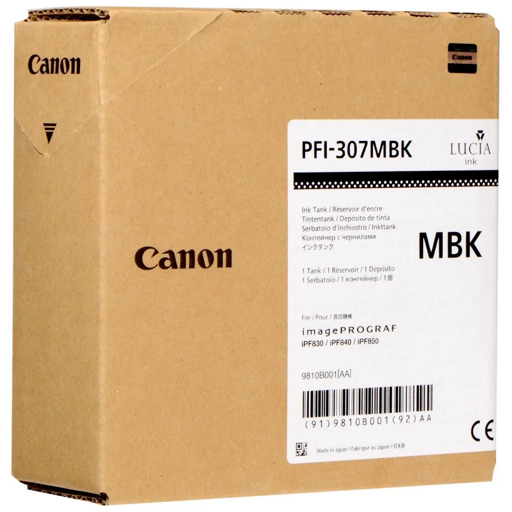 Картридж Canon PFI-307MBK matte Black (330ml) (9810B001)