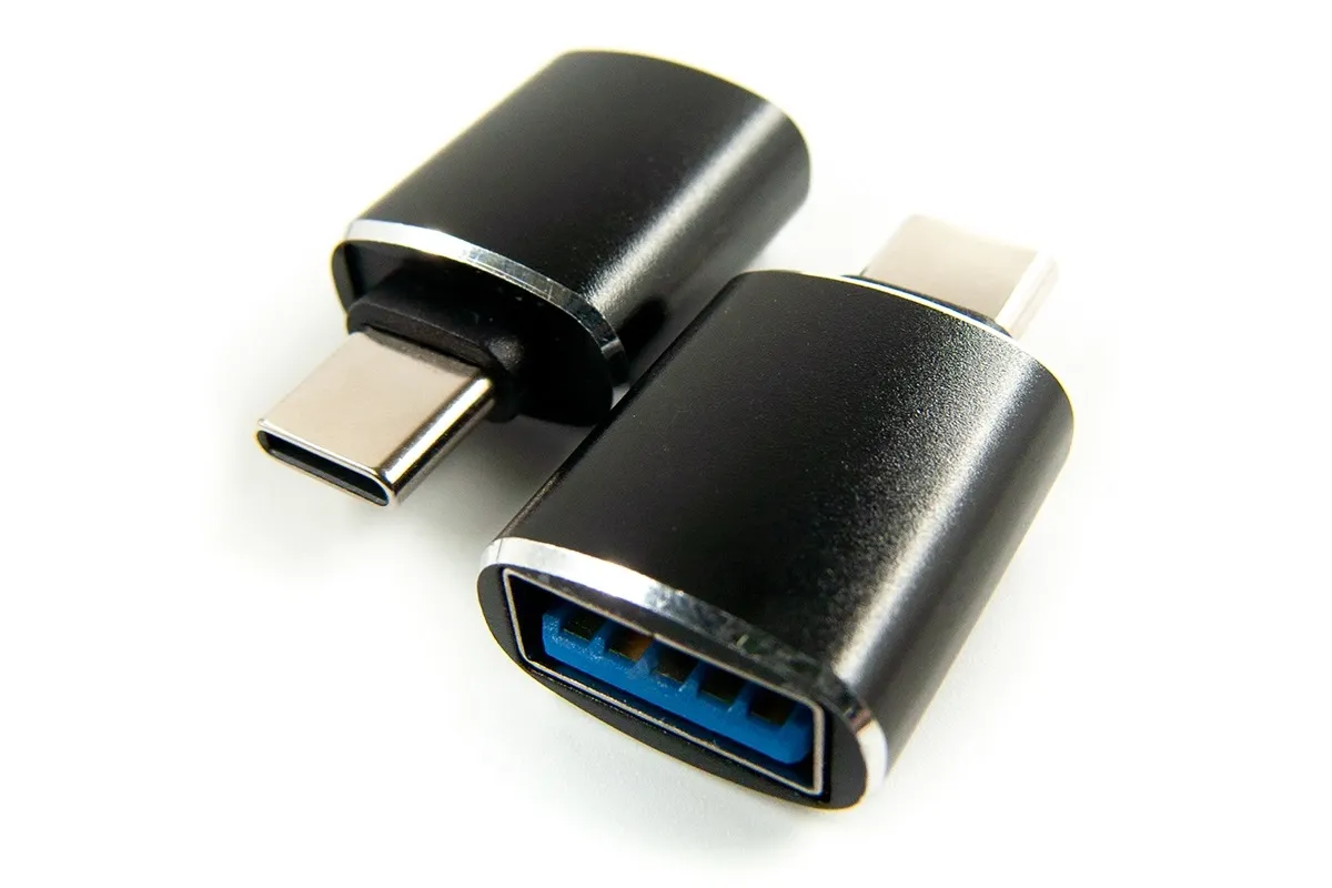 Адаптер и переходник Dengos OTG USB-USB-C Black (ADP-018)