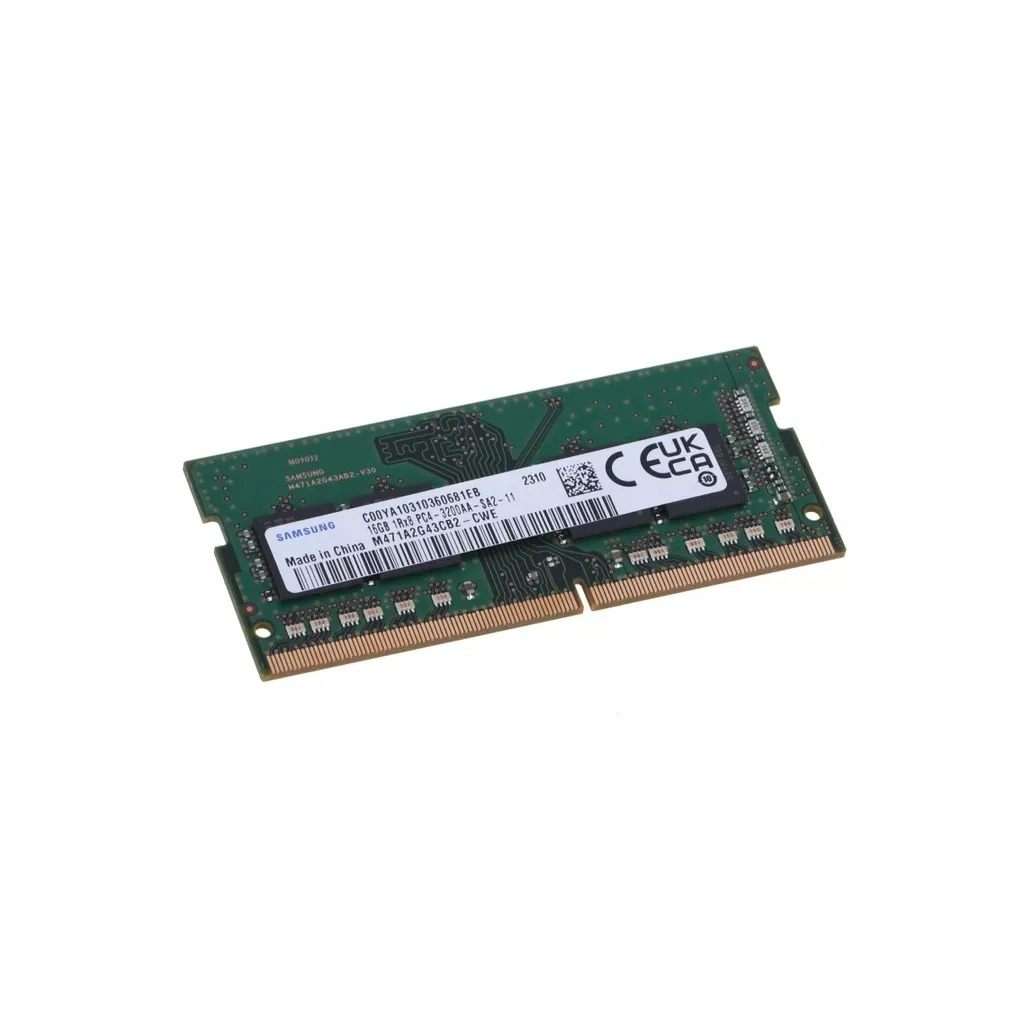 Оперативная память Samsung SoDIMM DDR4 16GB 3200 MHz (M471A2G43CB2-CWE)