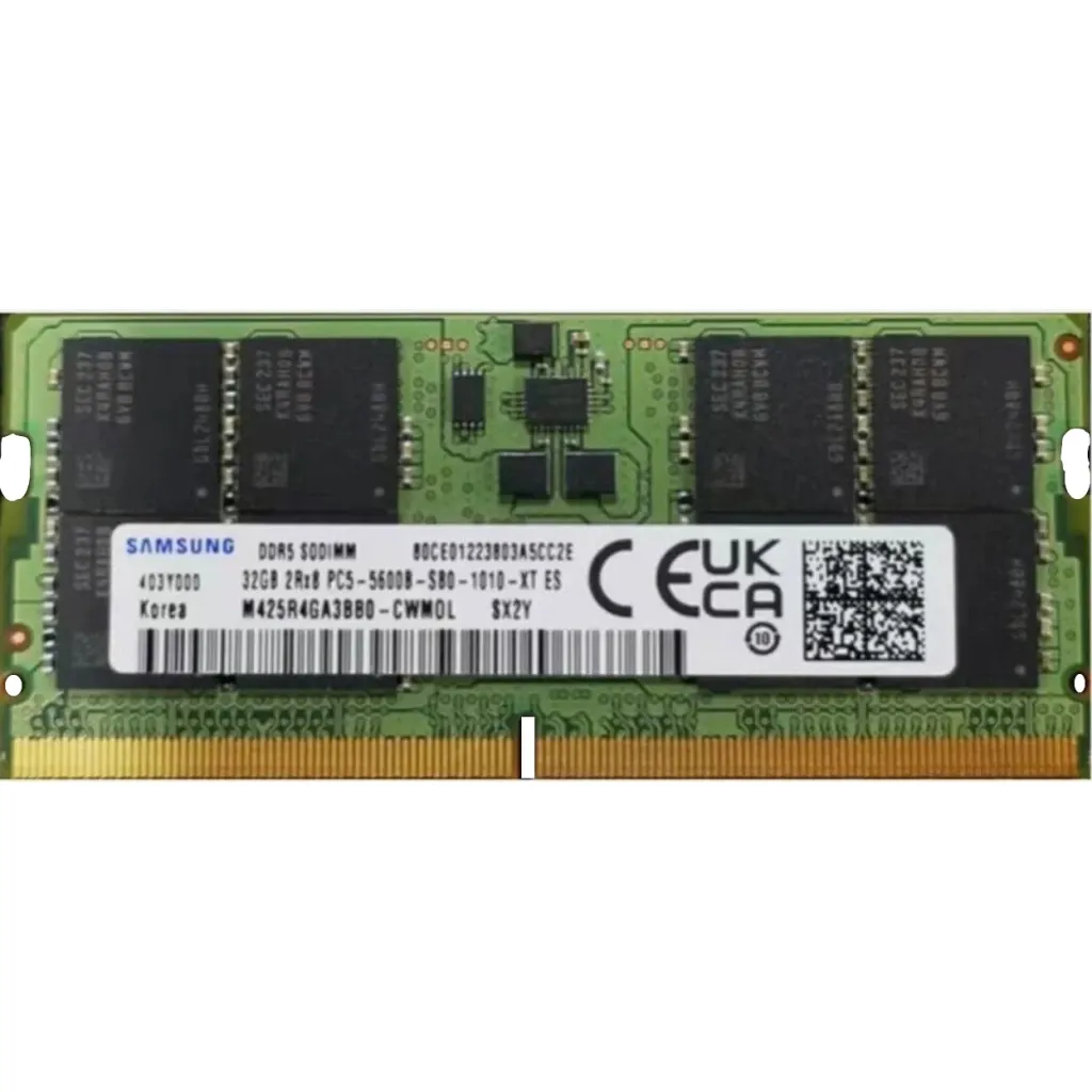 Оперативна пам'ять Samsung SoDIMM DDR5 32GB 5600 MHz (M425R4GA3BB0-CWM)