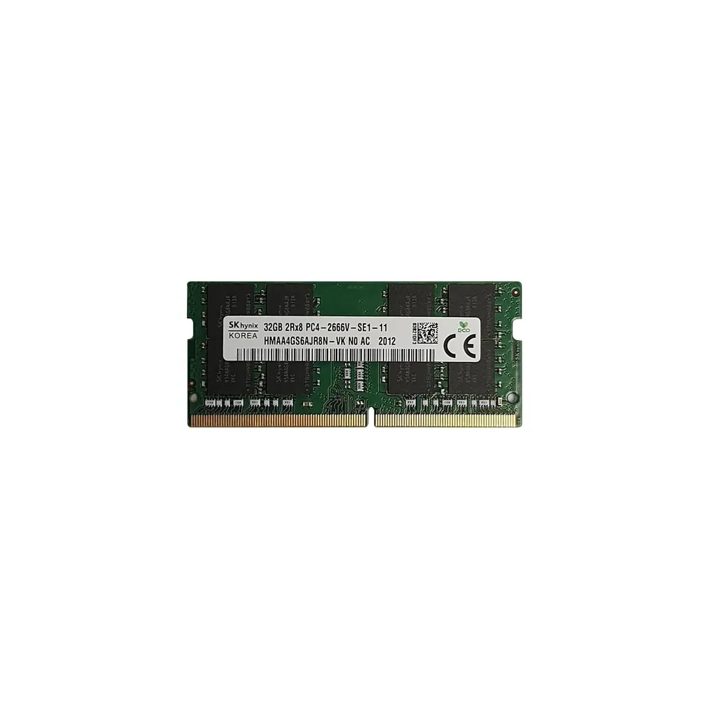 Оперативная память Hynix SoDIMM DDR4 32GB 2666 MHz (HMAA4GS6AJR8N-VK)