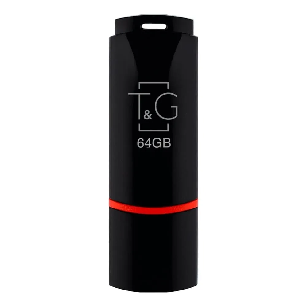 Флеш пам'ять USB T&G 64GB 011 CLASSIC SERIES BLACK USB 2.0 (TG011-64GBBK)