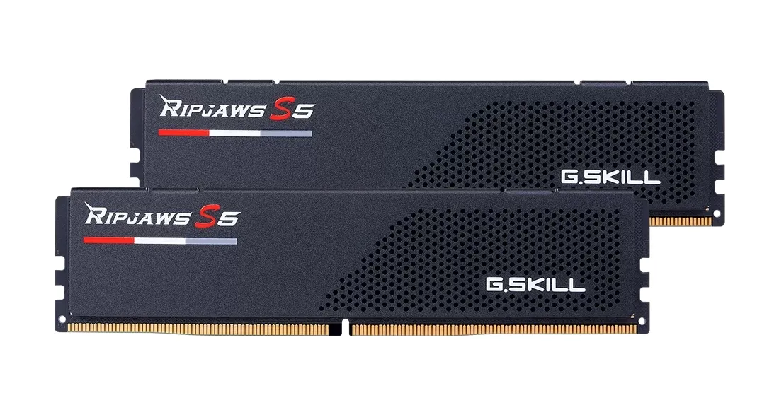 Оперативная память G.Skill 64 GB (2x32GB) DDR5 5200 MHz Ripjaws S5 Black (F5-5200J4040A32GX2-RS5K)