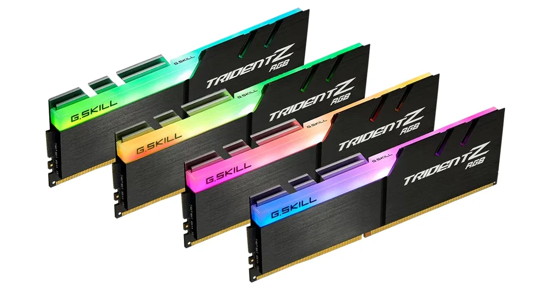 Оперативная память G.Skill 128 GB (4x32GB) DDR4 3600 MHz Trident Z RGB (F4-3600C18Q-128GTZR)