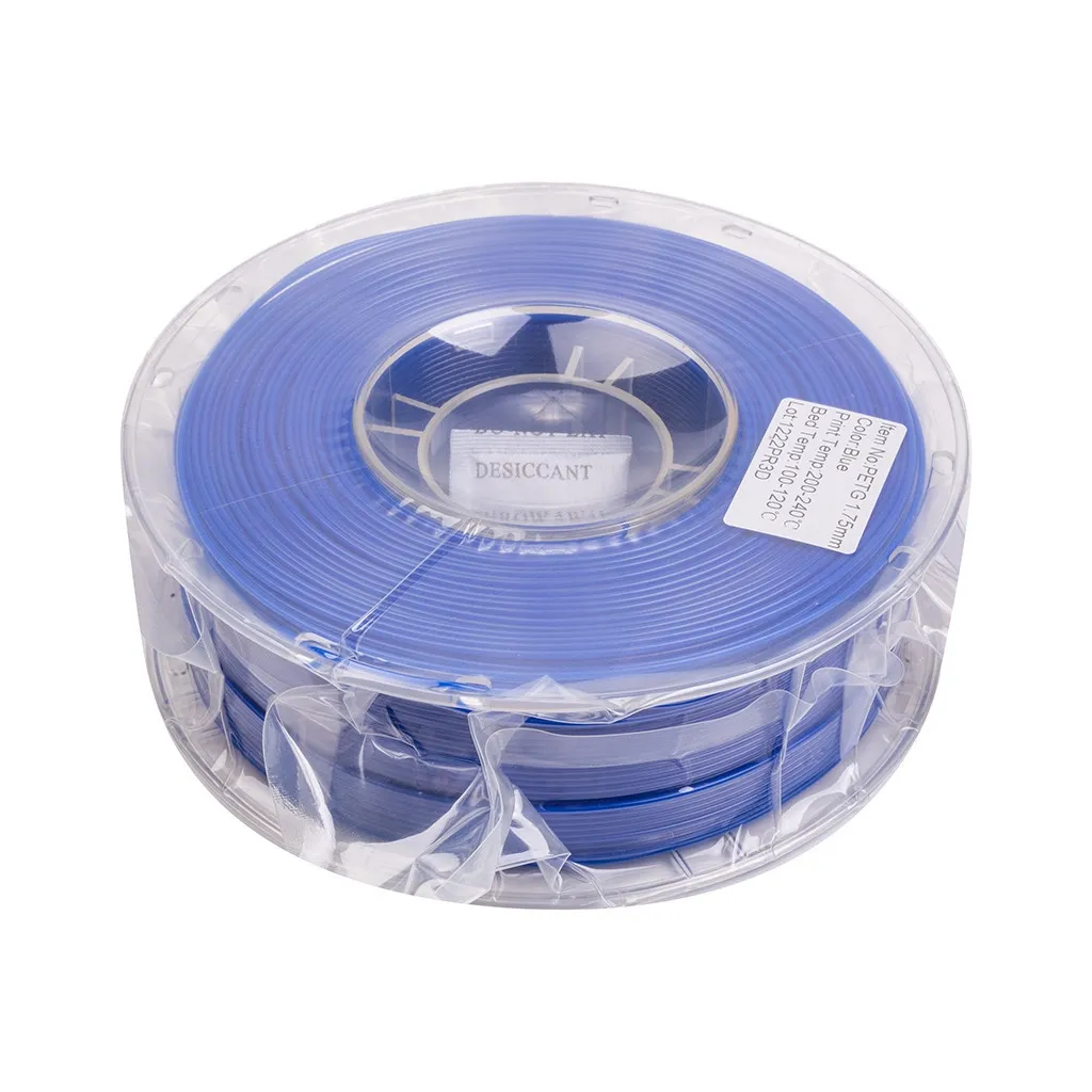 Витратний матеріал до 3D-принтерів PowerPlant PETG, 1.75 мм, 1kg, blue (PT812912)