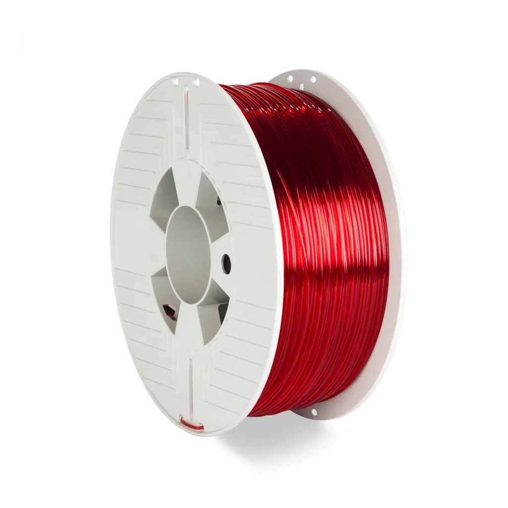 Расходный материал к 3D-принтерам Verbatim PETG, 1.75 мм, 1 кг, red-transparent (55054)