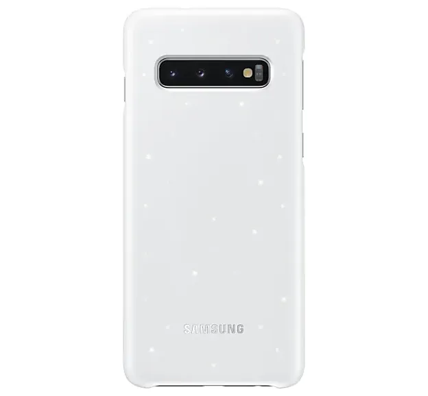 Чохол-накладка LED Cover Samsung S10 G973 White (EF-KG973CWEGRU)