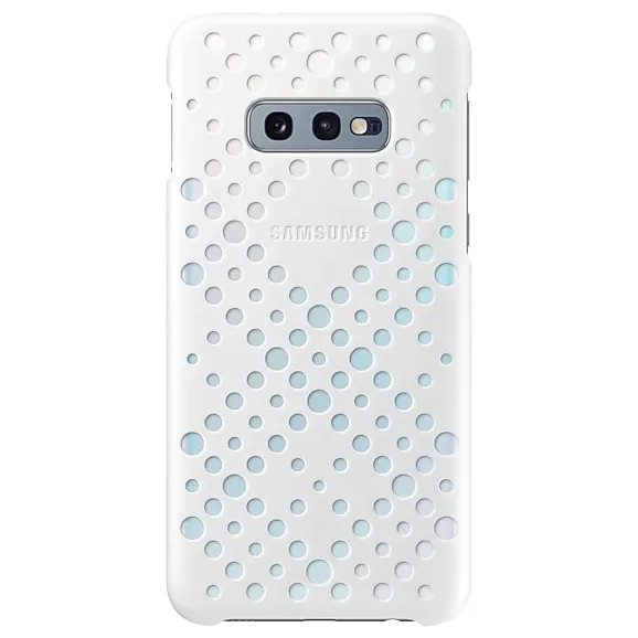 Чехол-накладка Pattern Cover Samsung S10e G970 White&Yellow (EF-XG970CWEGRU)