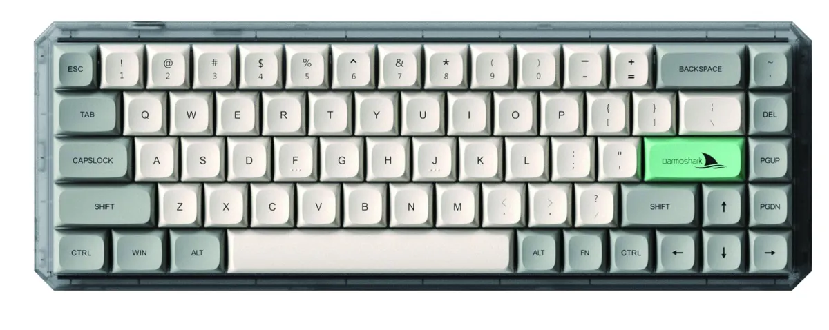 Клавіатура Motospeed Darmoshark K5 Gateron Silver Pro Light Gray (dmk5lgspro)