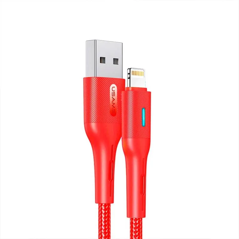 Кабель USB Usams US-SJ424 USB - Lightning 0.6m Red (SJ424USB02)