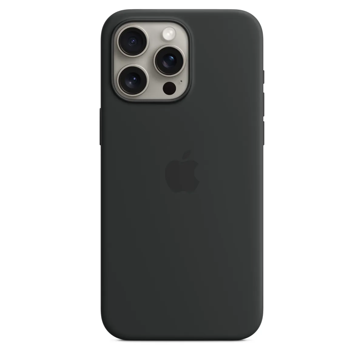 Чехол-накладка Silicone Case with MagSafe Apple iPhone 15 Pro Max Black (MT1M3)