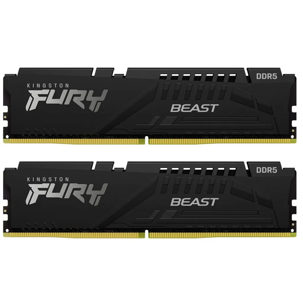 Оперативная память Kingston 32GB (2x16GB) DDR5 6800 MHz Beast Black EXPO (KF568C34BBEK2-32)