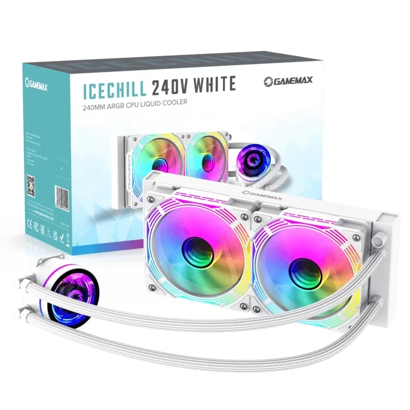 Системы водяного охлаждения Gamemax IceChill 240V White