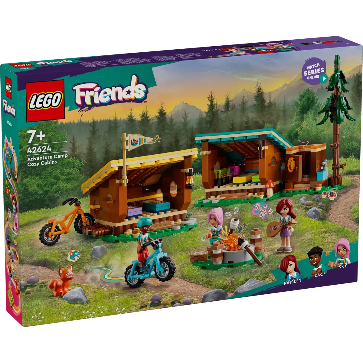 Конструктор LEGO Friends Уютные избушки в приключенческом лагере (42624)