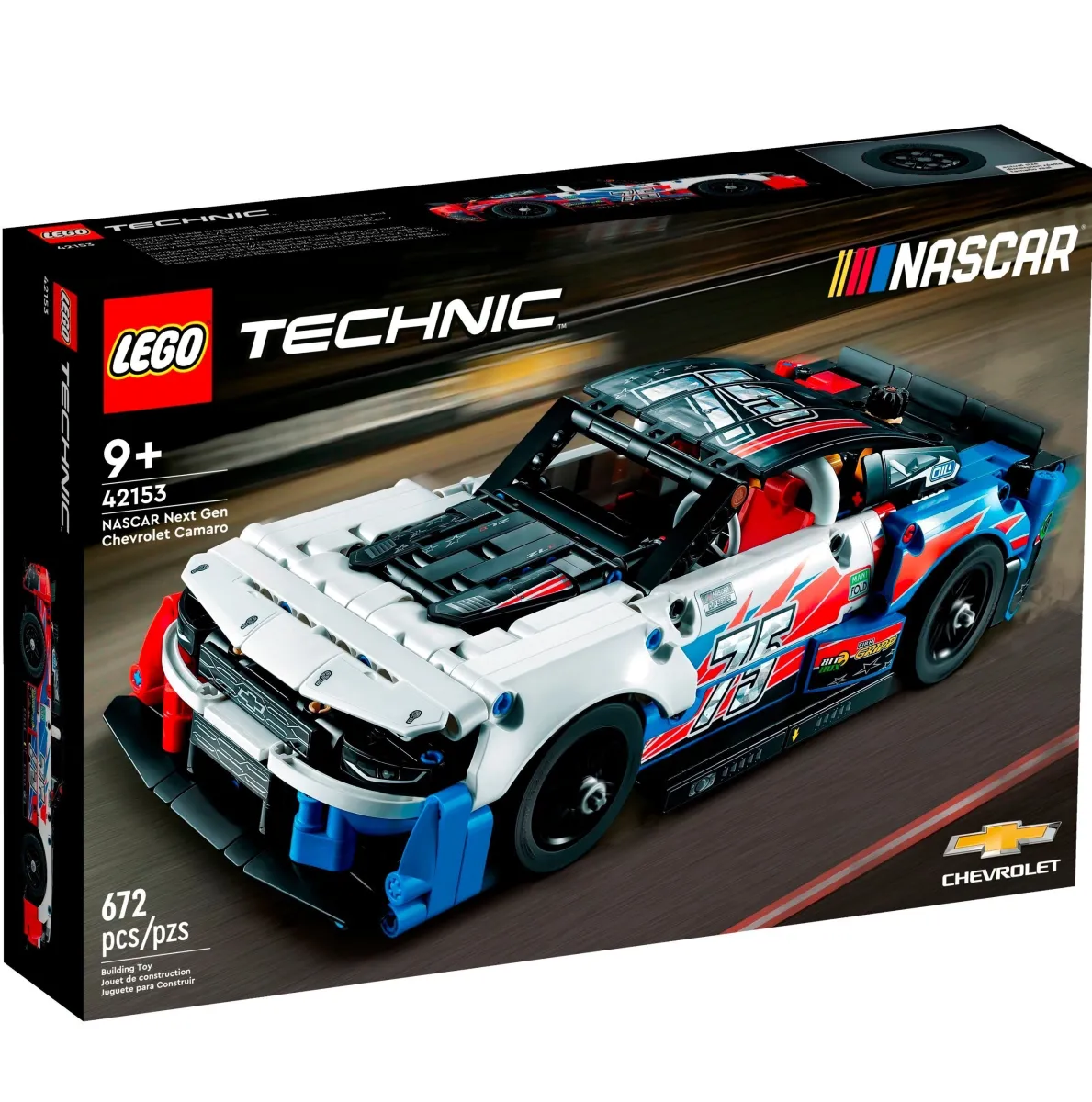 Конструктор LEGO Technic NASCAR® Next Gen Chevrolet Camaro ZL1 (42153)