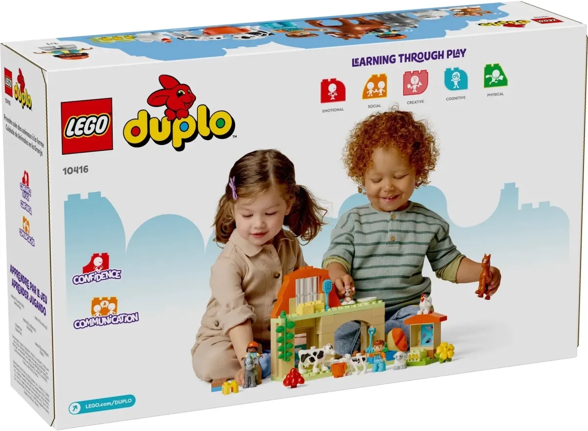 Конструктор LEGO DUPLO Догляд за тваринами на фермі (10416)