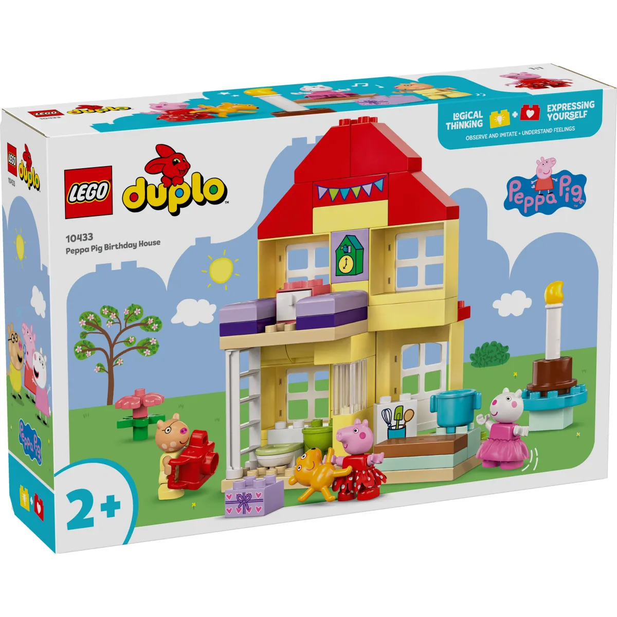 Конструктор LEGO DUPLO Peppa Pig Святковий будинок Пеппи (10433)