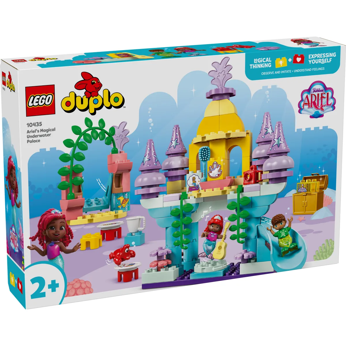 Конструктор LEGO DUPLO Disney Очаровательный подводный дворец Ариэль (10435)