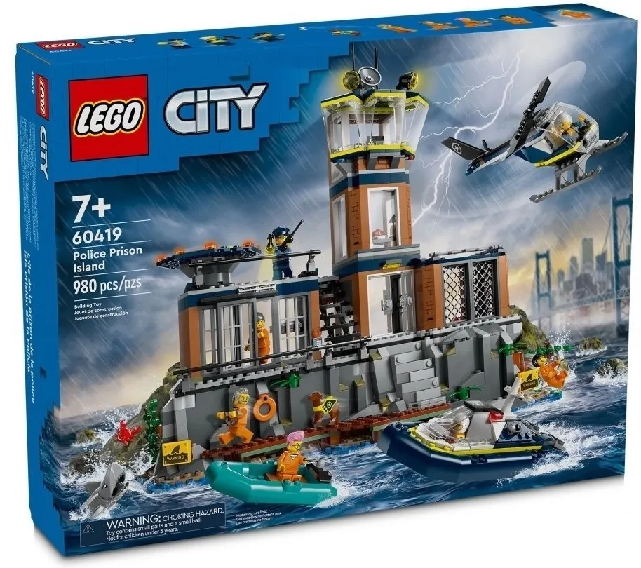 Конструктор LEGO City Поліцейський острів-в'язниця (60419)