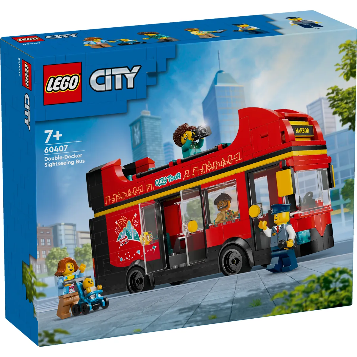 Конструктор LEGO City Красный двухэтажный экскурсионный автобус (60407)