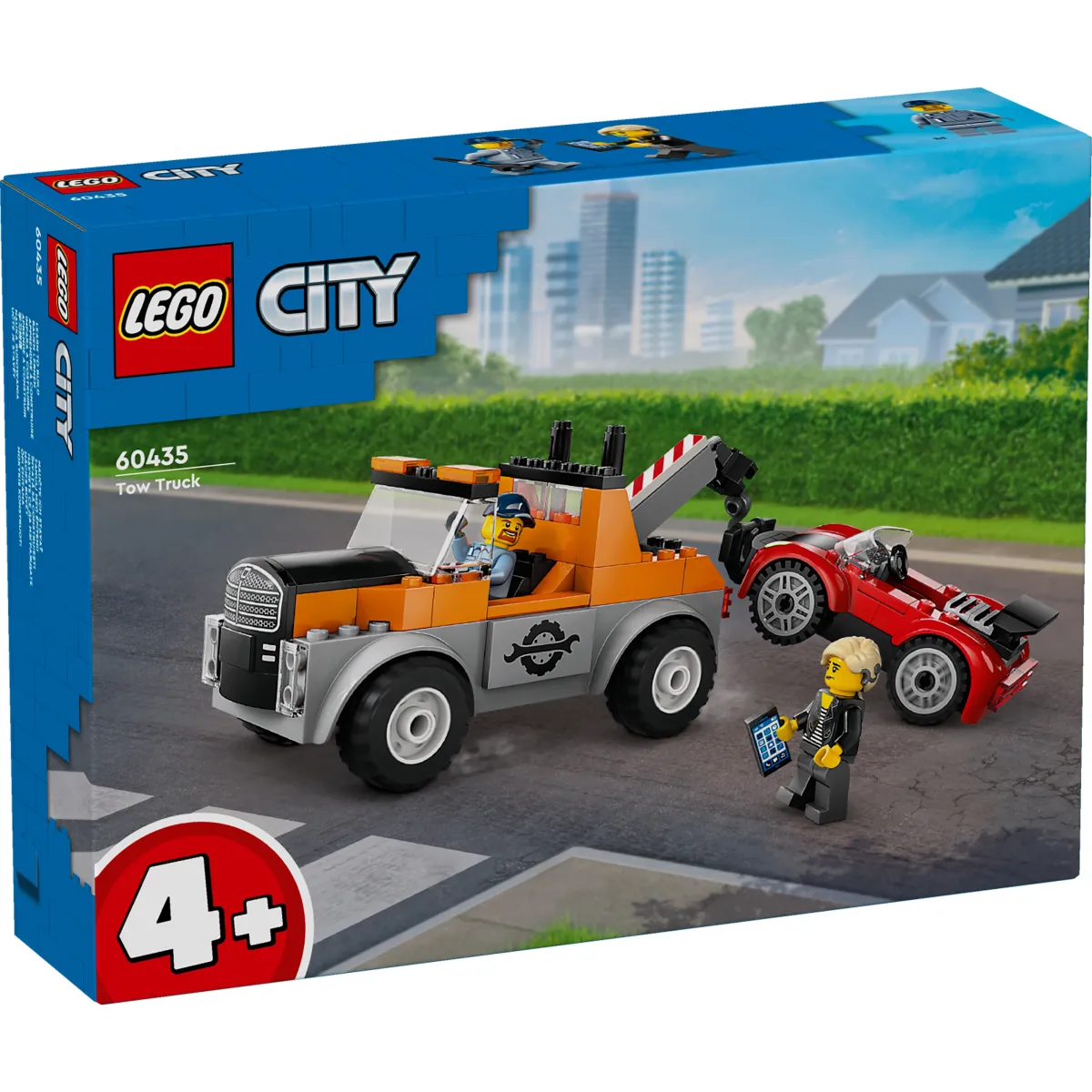 Конструктор LEGO City Эвакуатор и ремонт спортивных авто (60435)