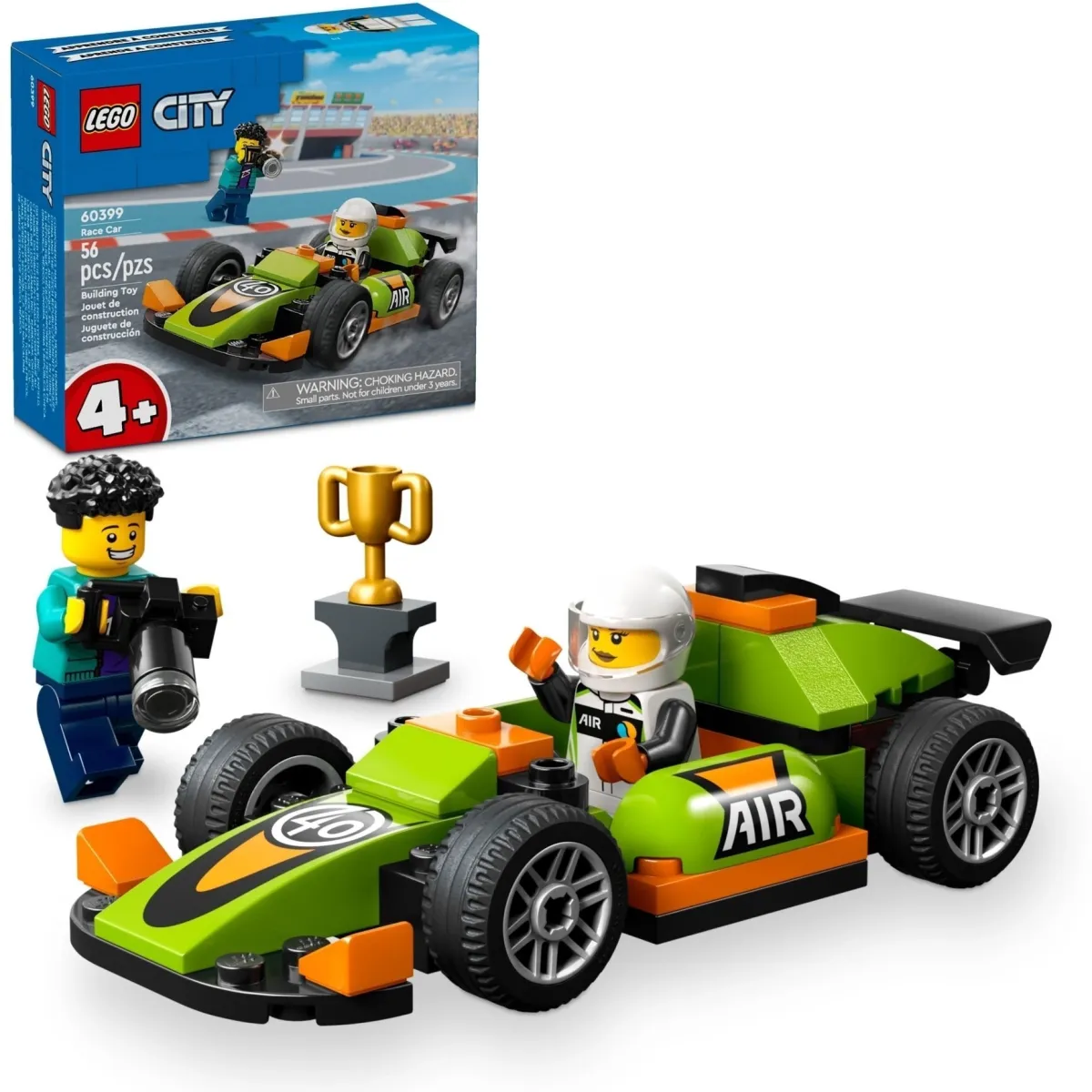 Конструктор LEGO City Зеленый автомобиль для гонки (60399)