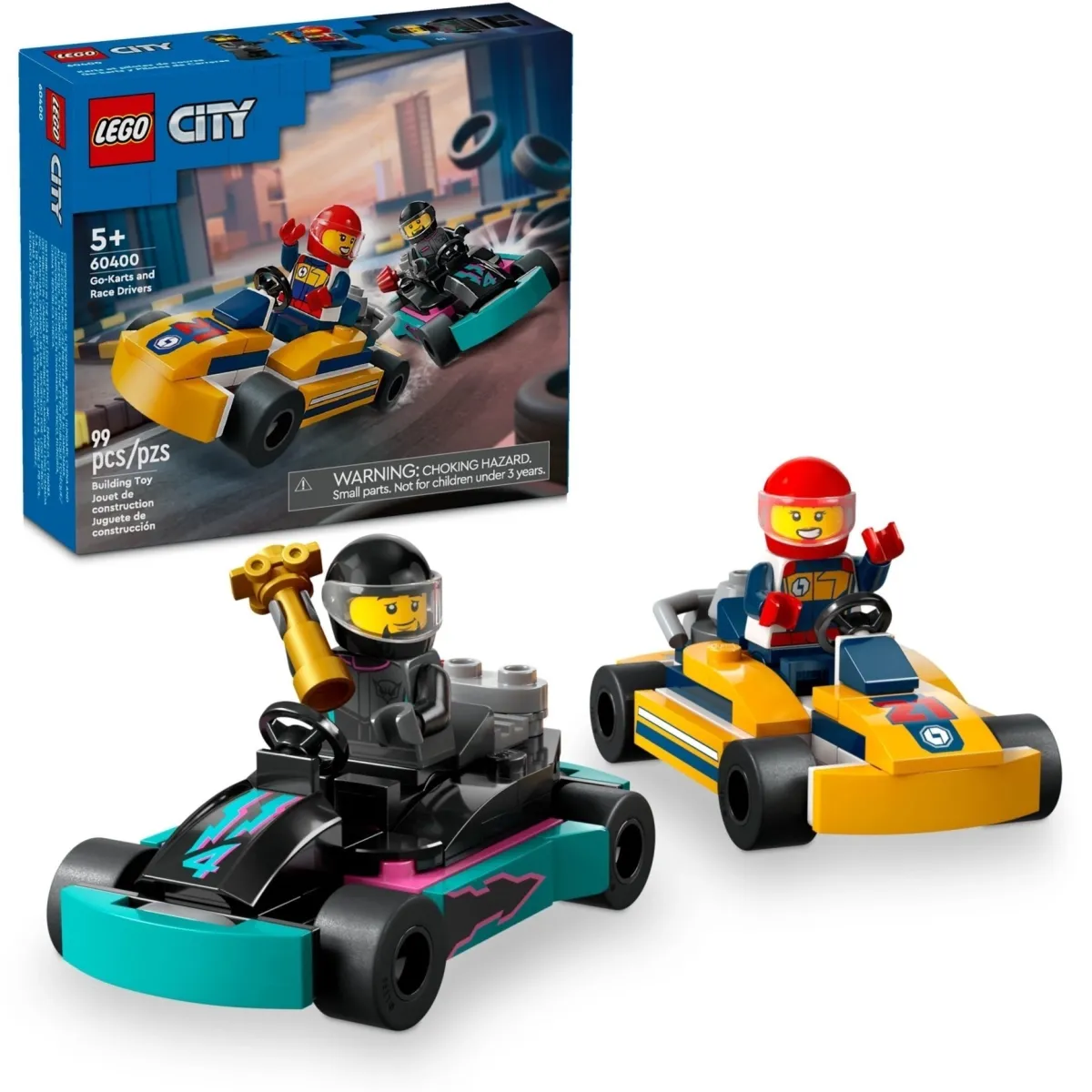 Конструктор LEGO City Картинг і гонщики (60400)