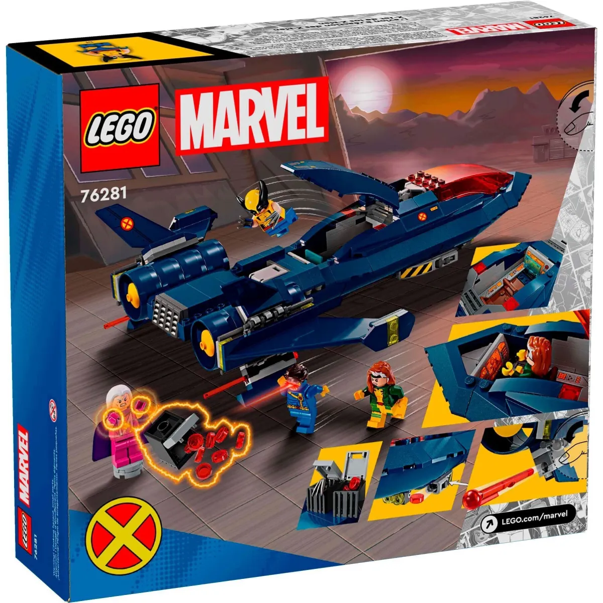 Конструктор LEGO Marvel X-Jet Людей Икс (76281)