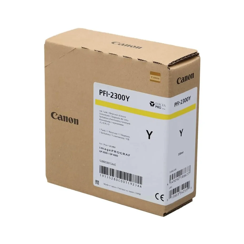 Картридж Canon PFI-2300Y Ink cartridge yellow (5280C001)