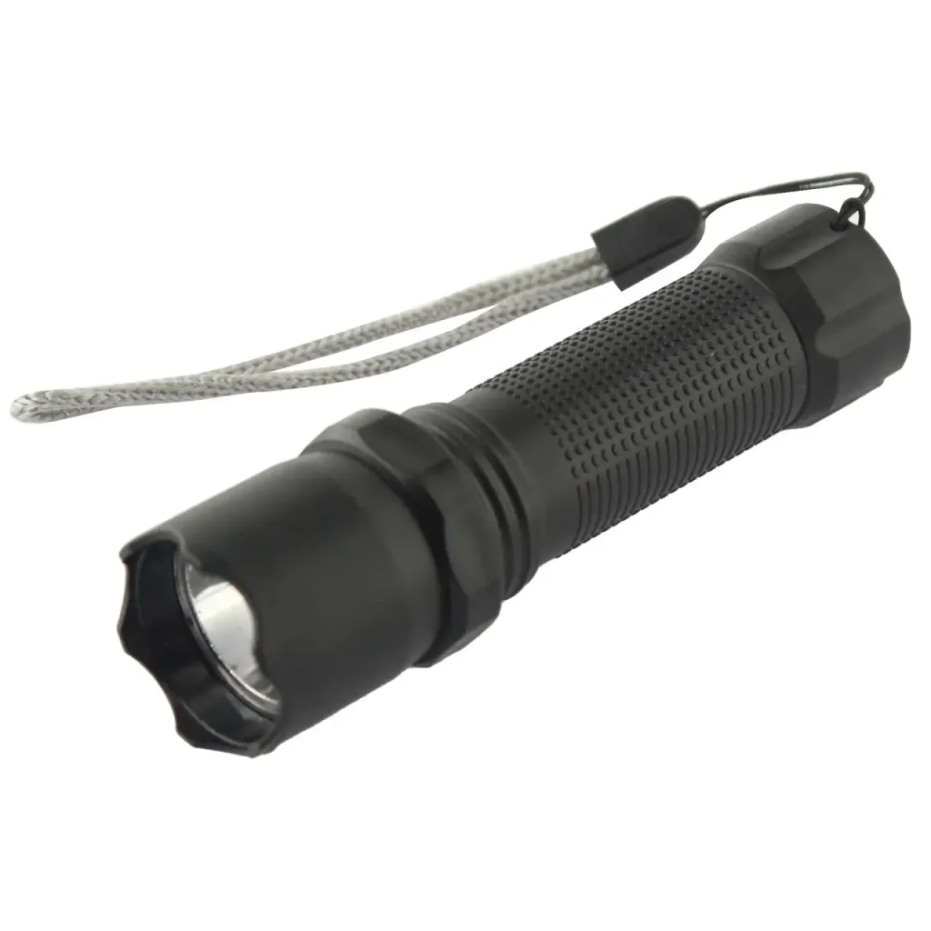 Лампа ліхтар Quantum Minik black 3W LED with USB 40шт/уп (QM-FL1043-B)